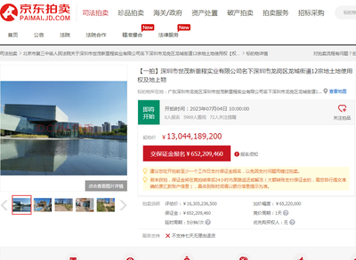 起拍价130亿！深圳前海核心地块法拍，曾规划‘深圳最高楼’与实业投资梦